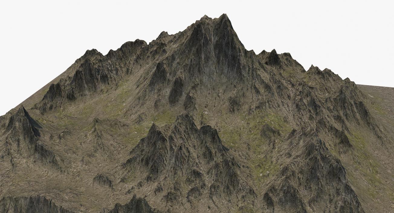 3D Mountain Peak model