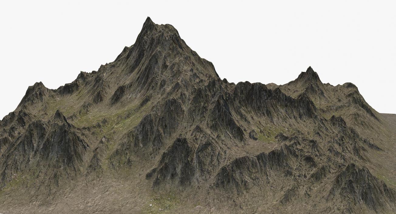 3D Mountain Peak model