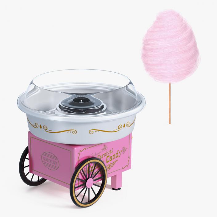 3D model Candy Maker with Cotton Candy Collection