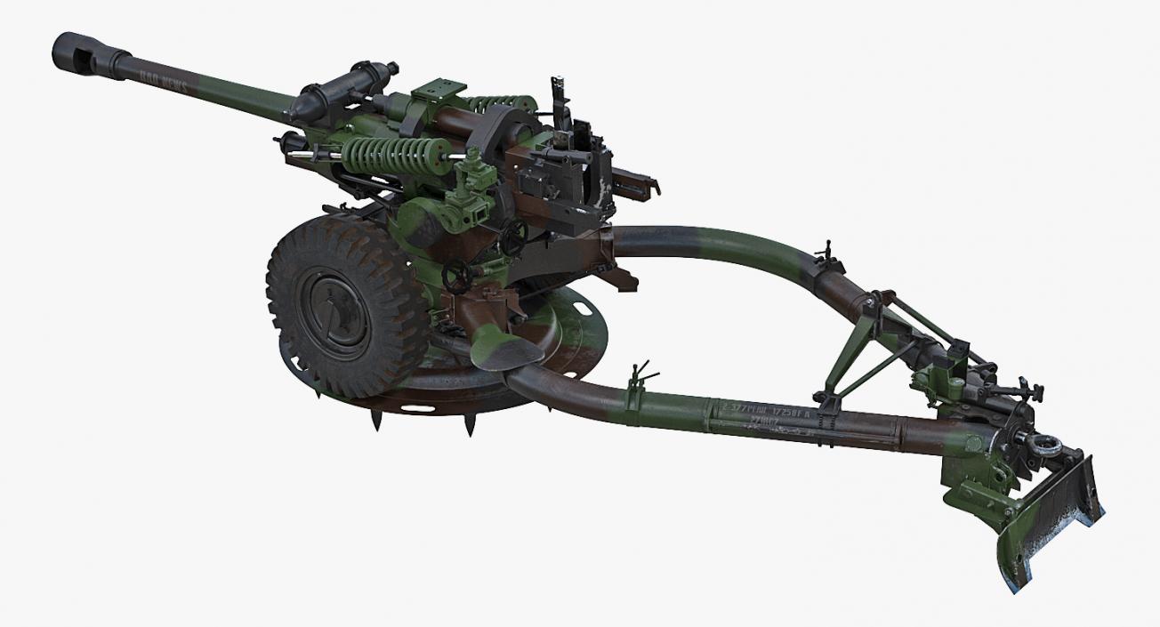 Light Field Howitzer M119 Rigged 3D