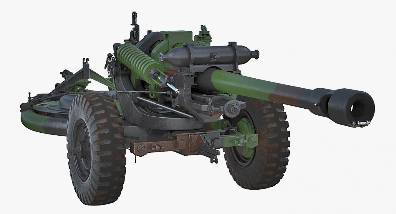 Light Field Howitzer M119 Rigged 3D