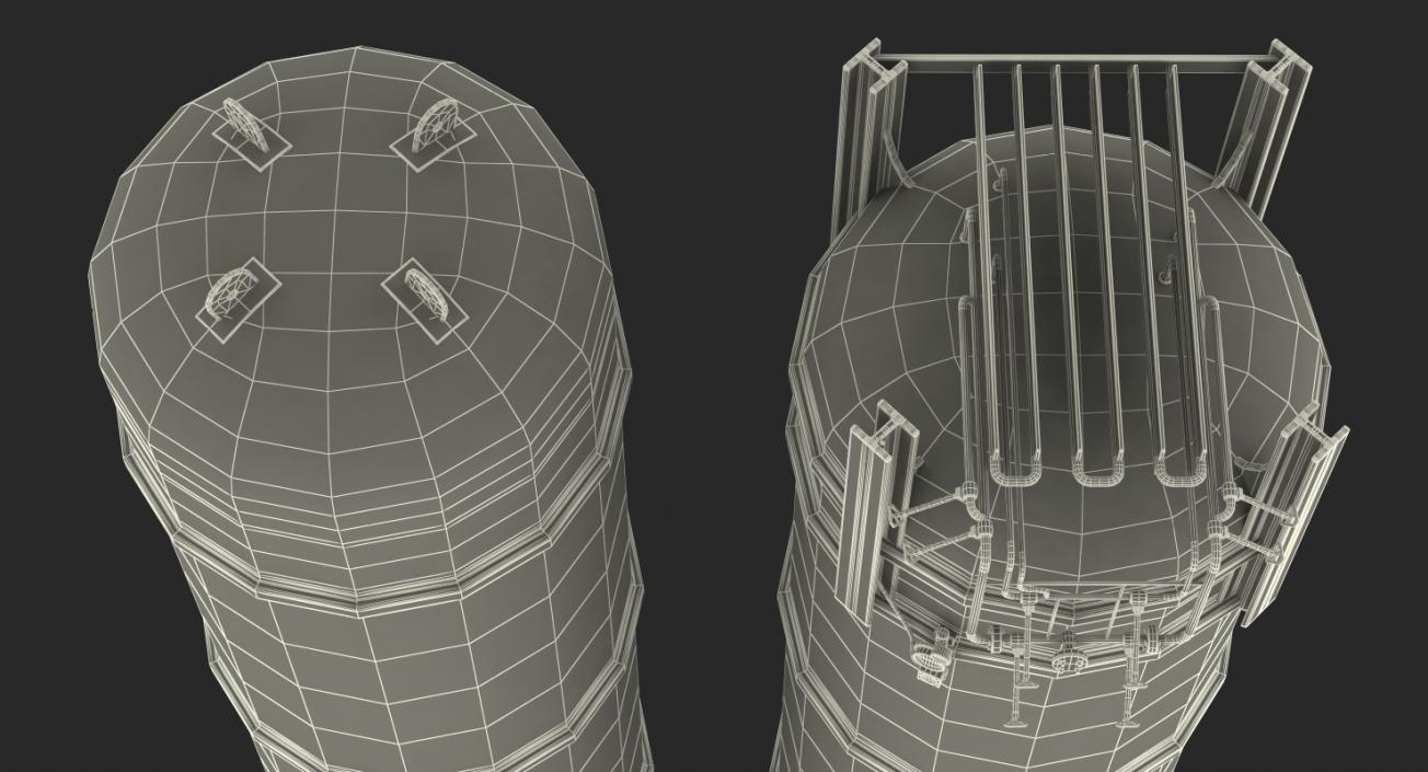 3D LNG Fuel Storage Tank