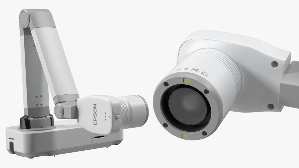 3D model Document Camera Epson ELPDC21 Rigged for Maya