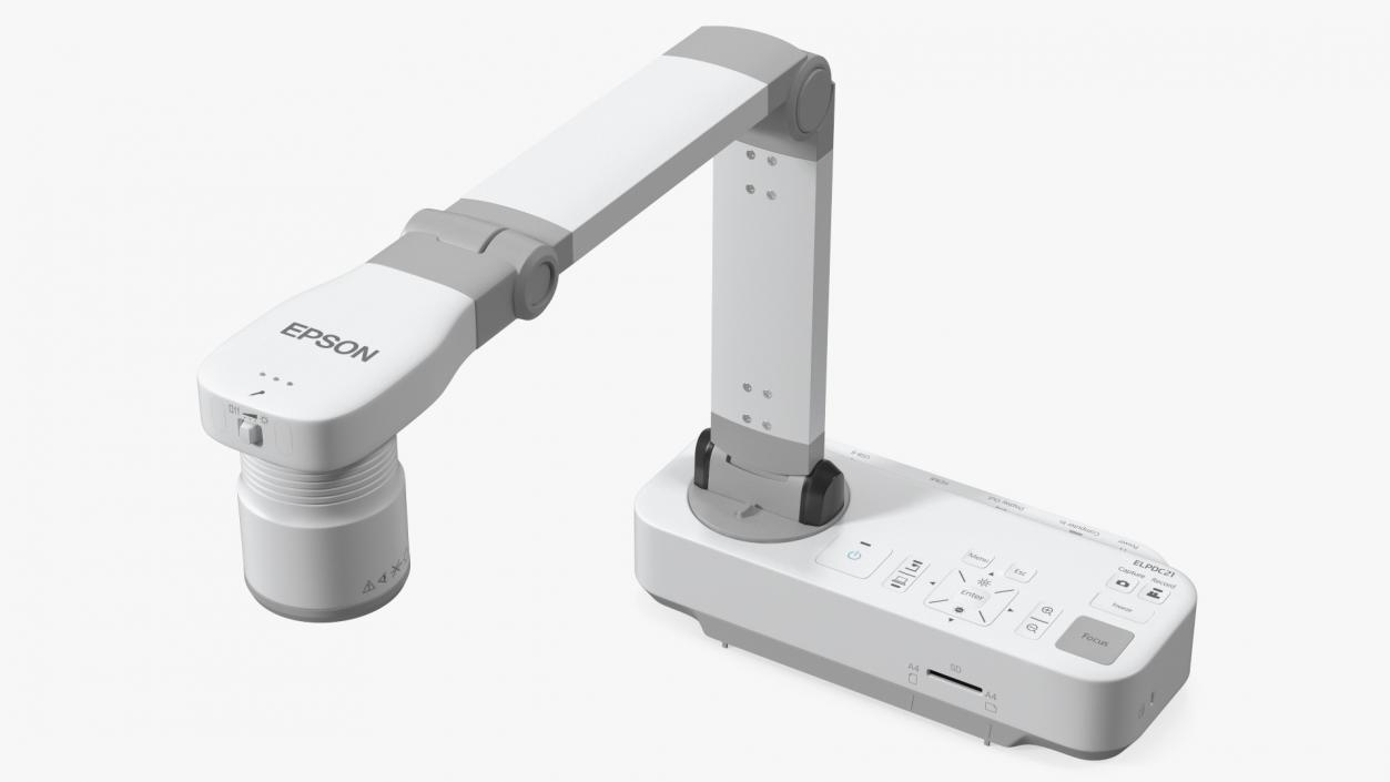 3D model Document Camera Epson ELPDC21 Rigged for Cinema 4D