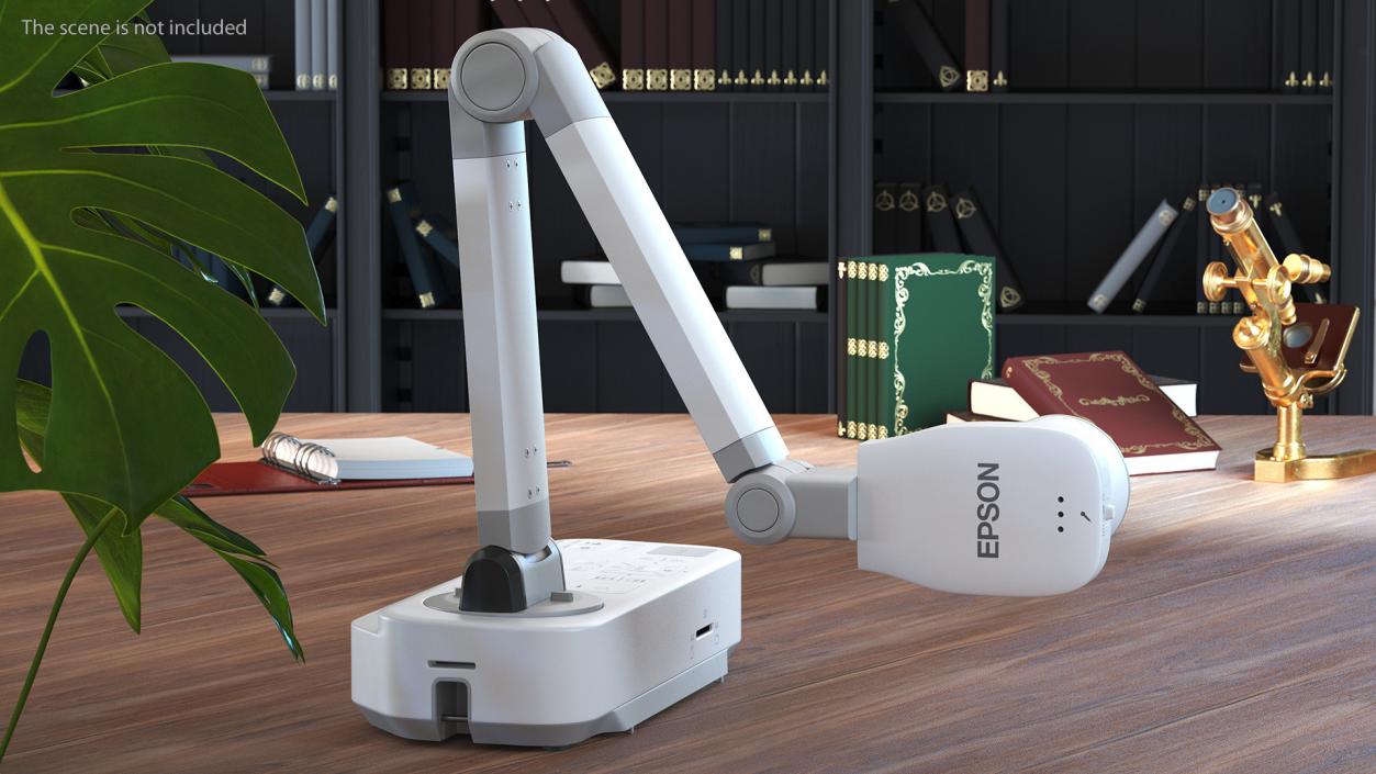 3D model Document Camera Epson ELPDC21 Rigged for Cinema 4D