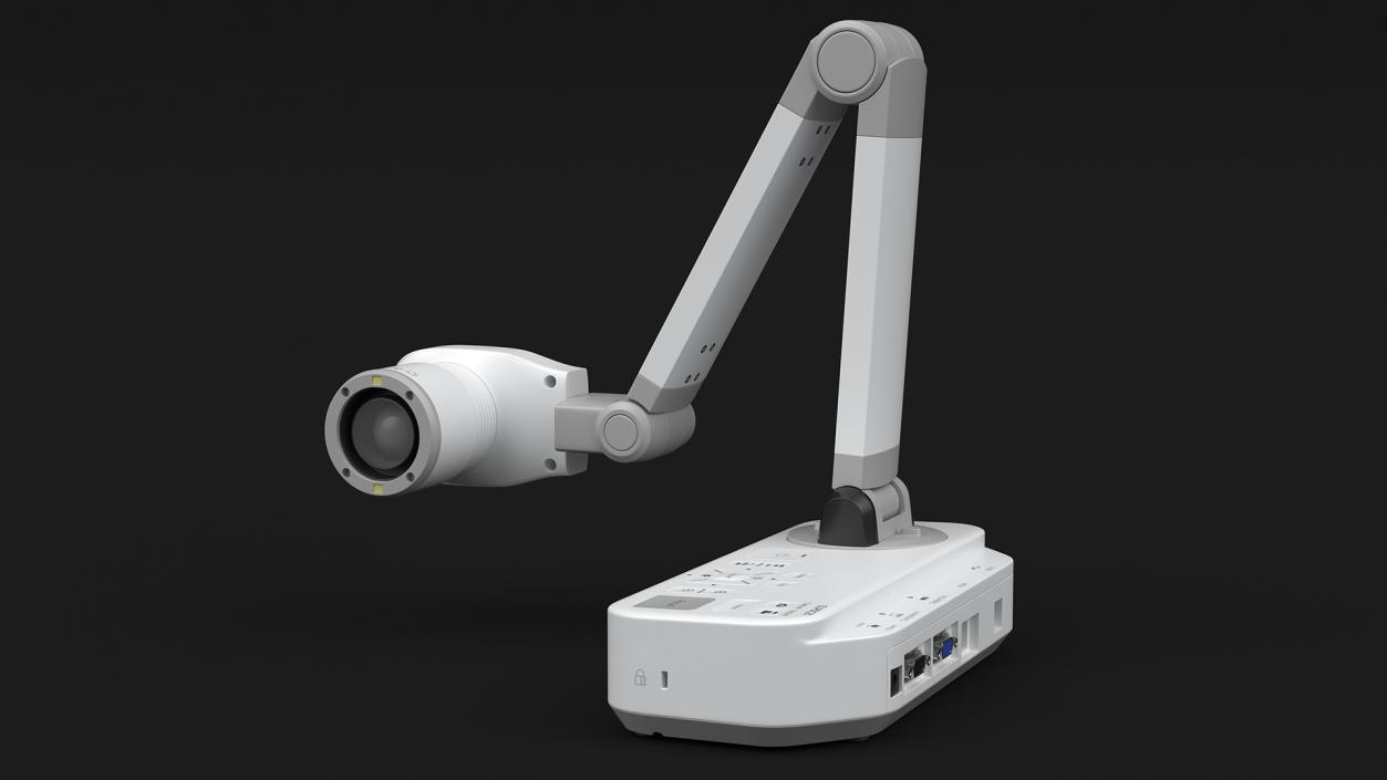 3D model Document Camera Epson ELPDC21 Rigged for Cinema 4D