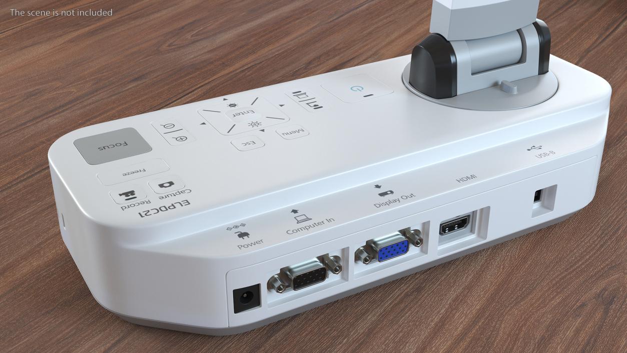 3D model Document Camera Epson ELPDC21 Rigged for Maya