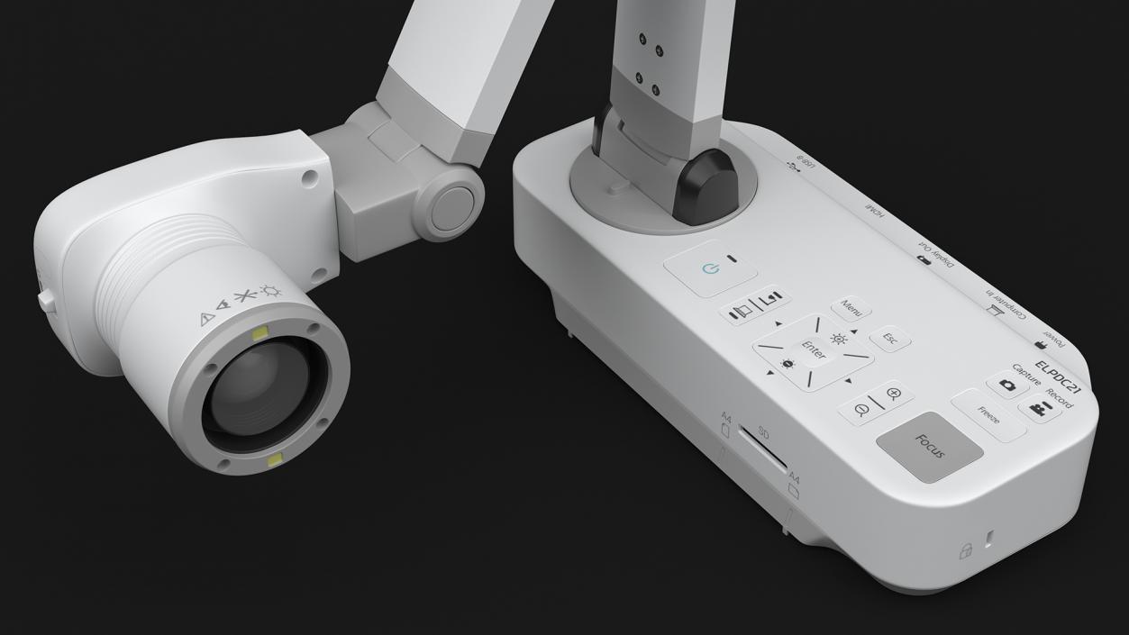 3D Document Camera Epson ELPDC21 Rigged