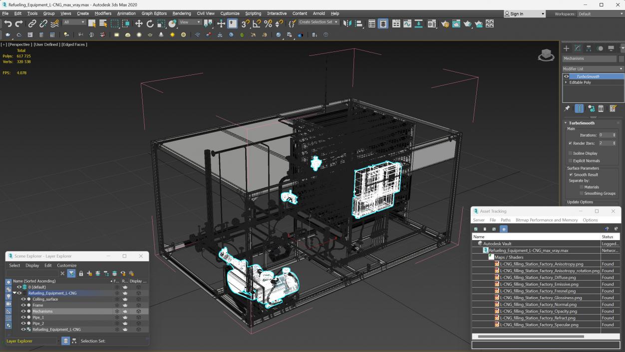 3D model Refueling Equipment L-CNG