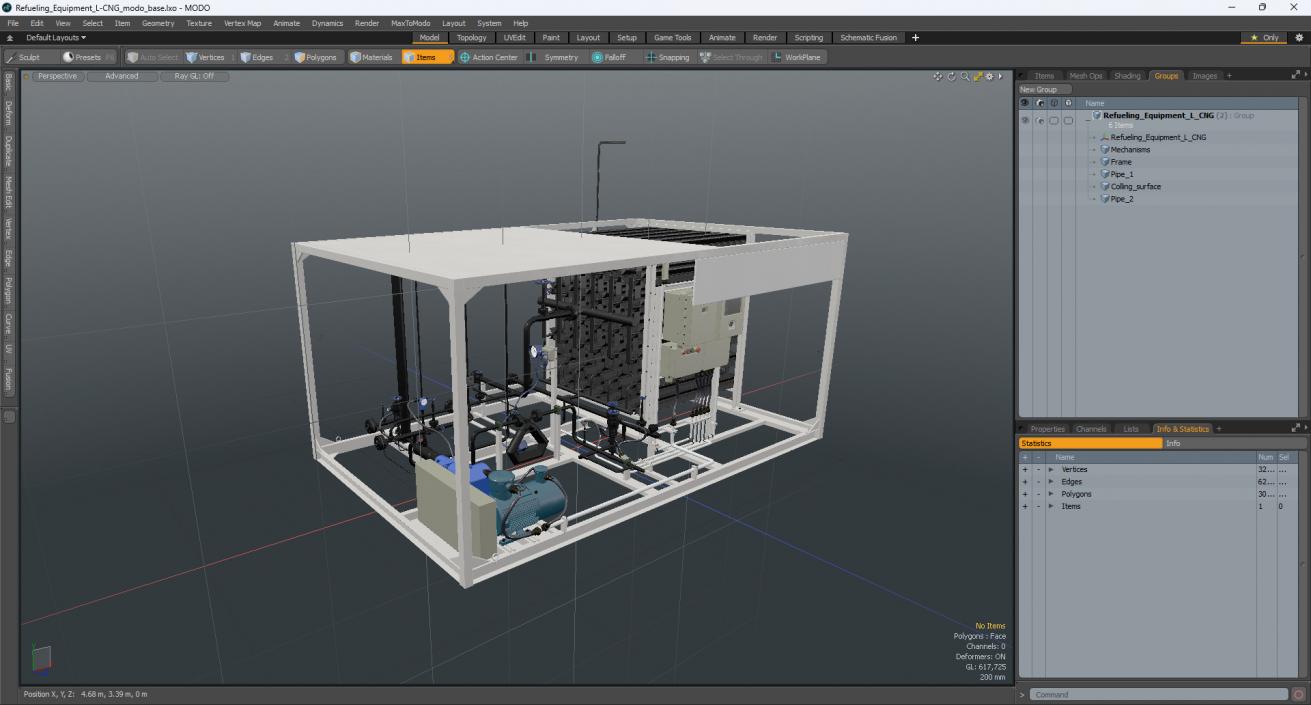 3D model Refueling Equipment L-CNG