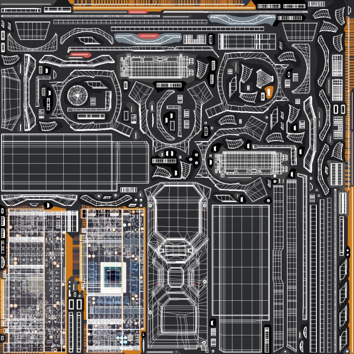 Computer Video Card 3D model