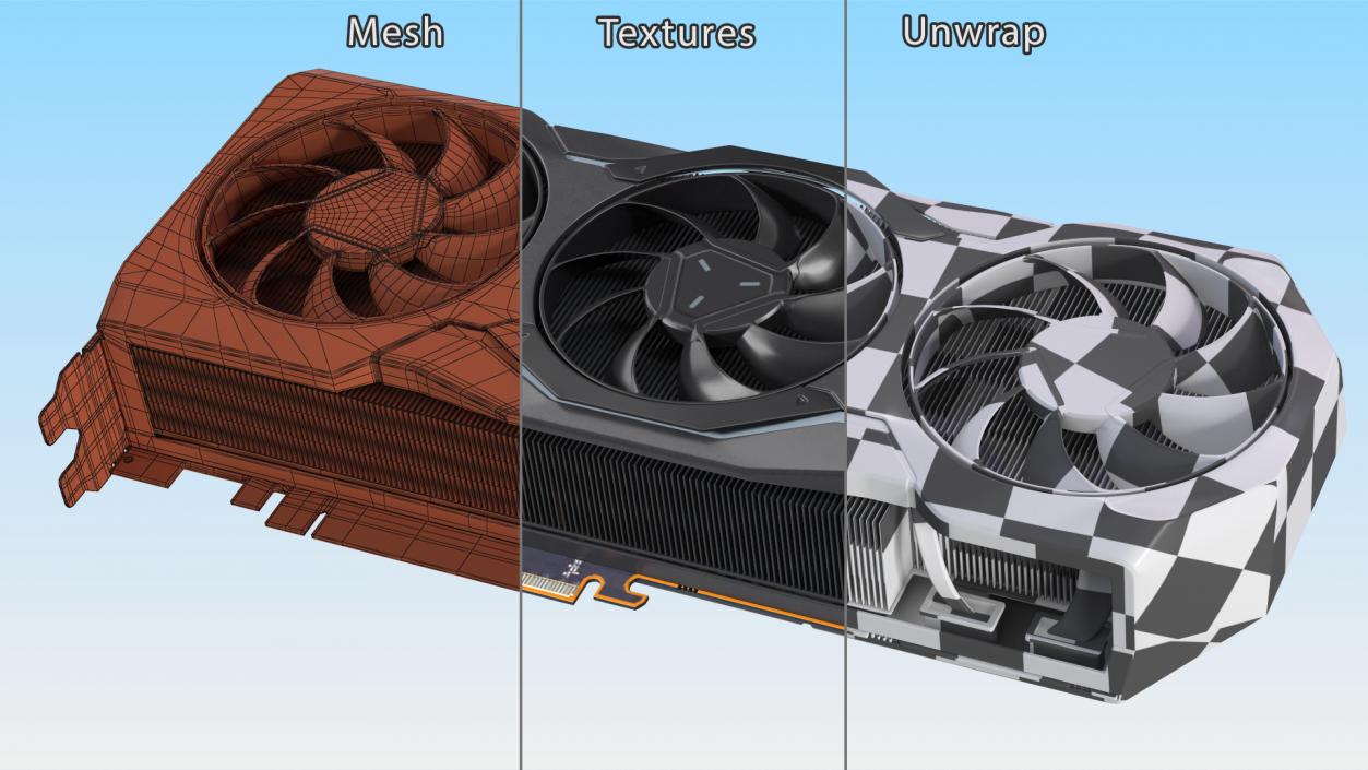 Computer Video Card 3D model