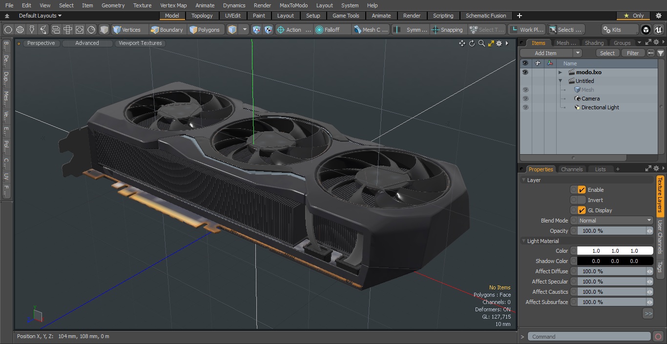 Computer Video Card 3D model