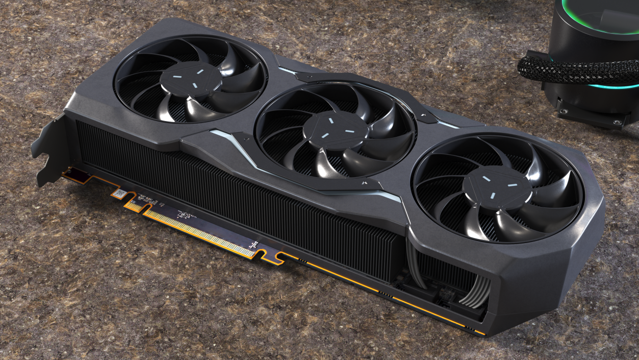 Computer Video Card 3D model