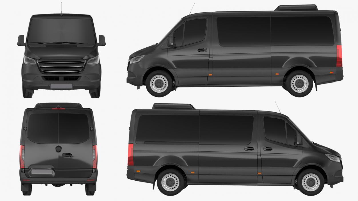 Executive Van Exterior Only 3D