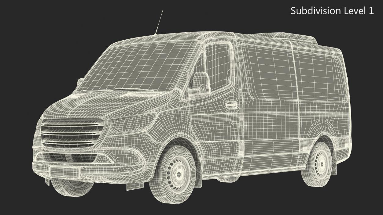 Executive Van Exterior Only 3D