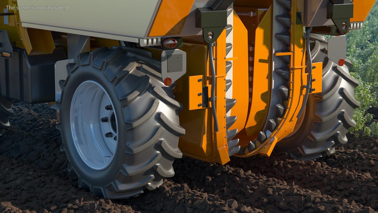 3D Tractor Wheel model