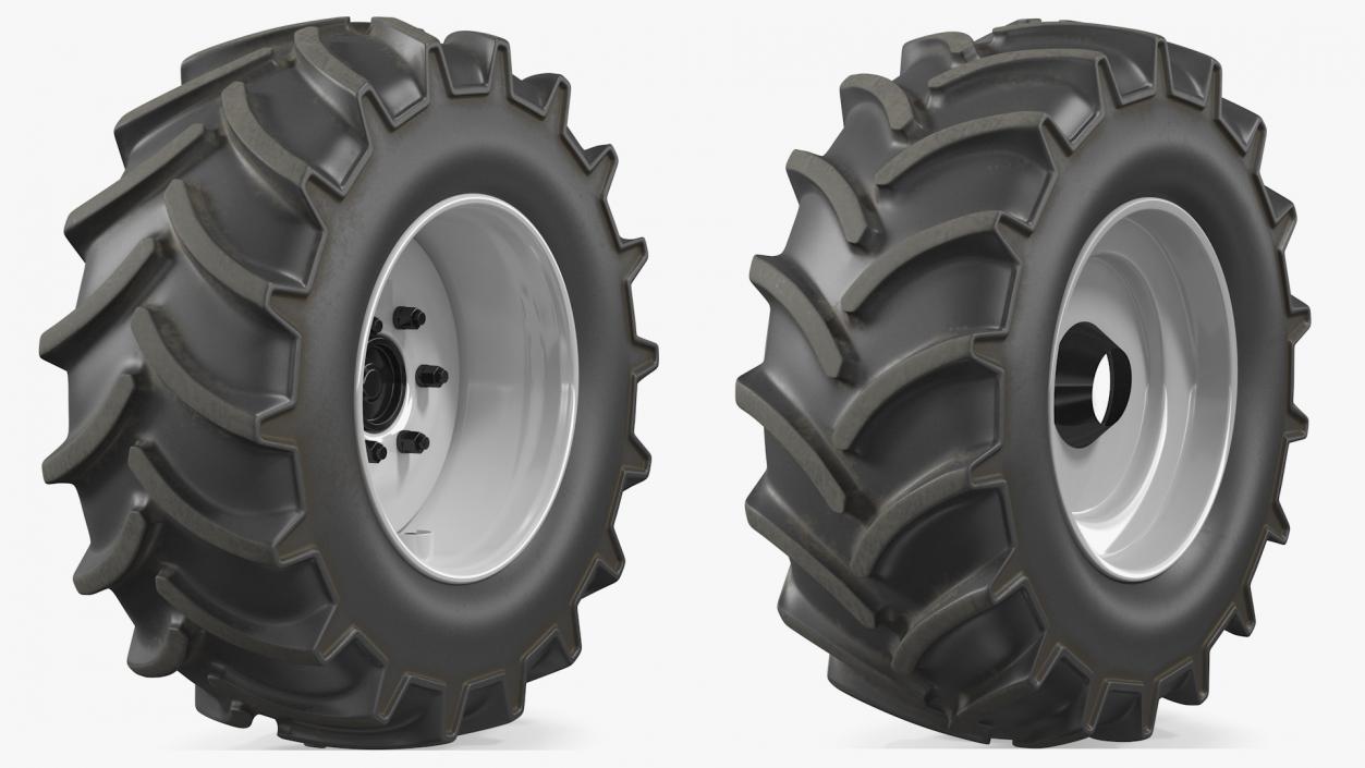 3D Tractor Wheel model