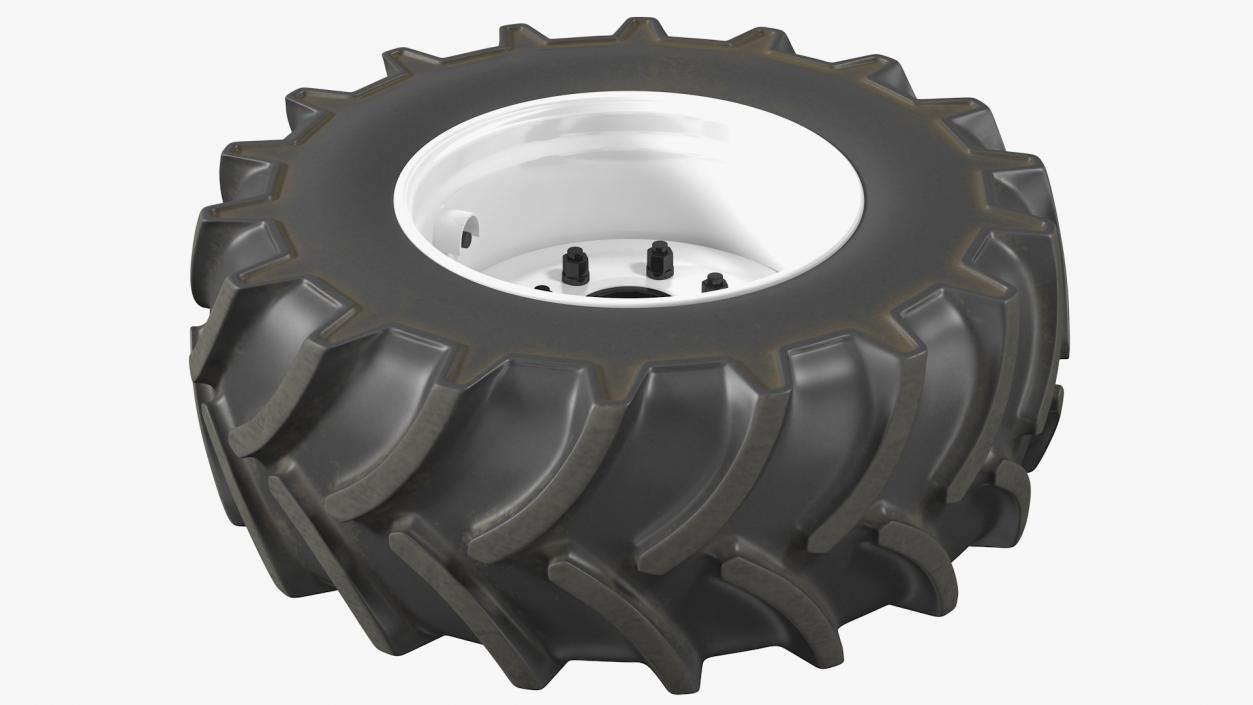 3D Tractor Wheel model