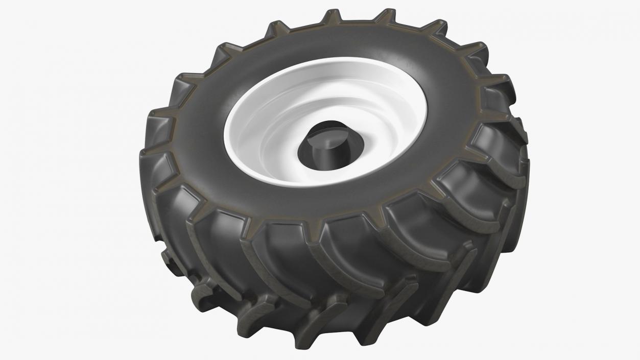 3D Tractor Wheel model