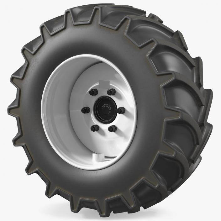 3D Tractor Wheel model