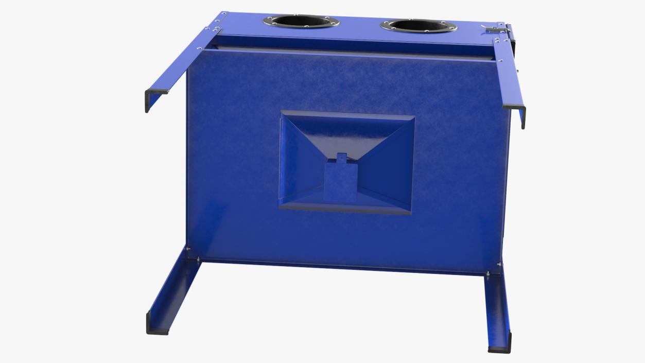 Sandblast Cabinet Blue 3D