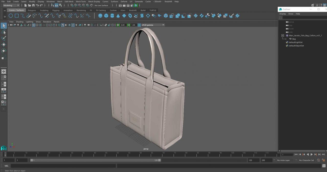 Marc Jacobs Tote Bag Cotton 3D