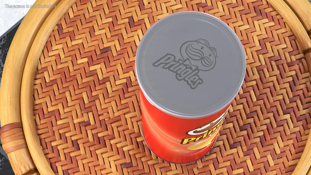 Pringles Original Potato Chips Can 3D model