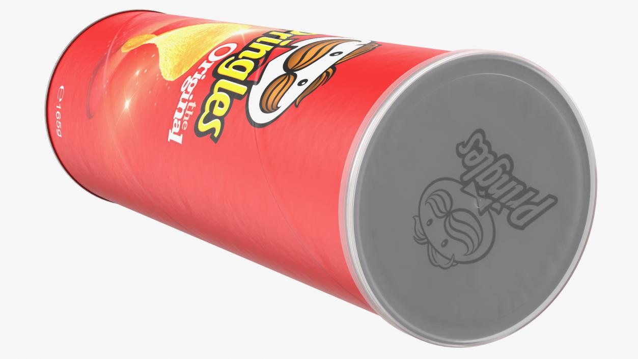 Pringles Original Potato Chips Can 3D model