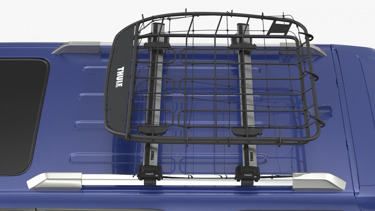 Toyota 4Runner with Thule Canyon XT Roof Basket 3D