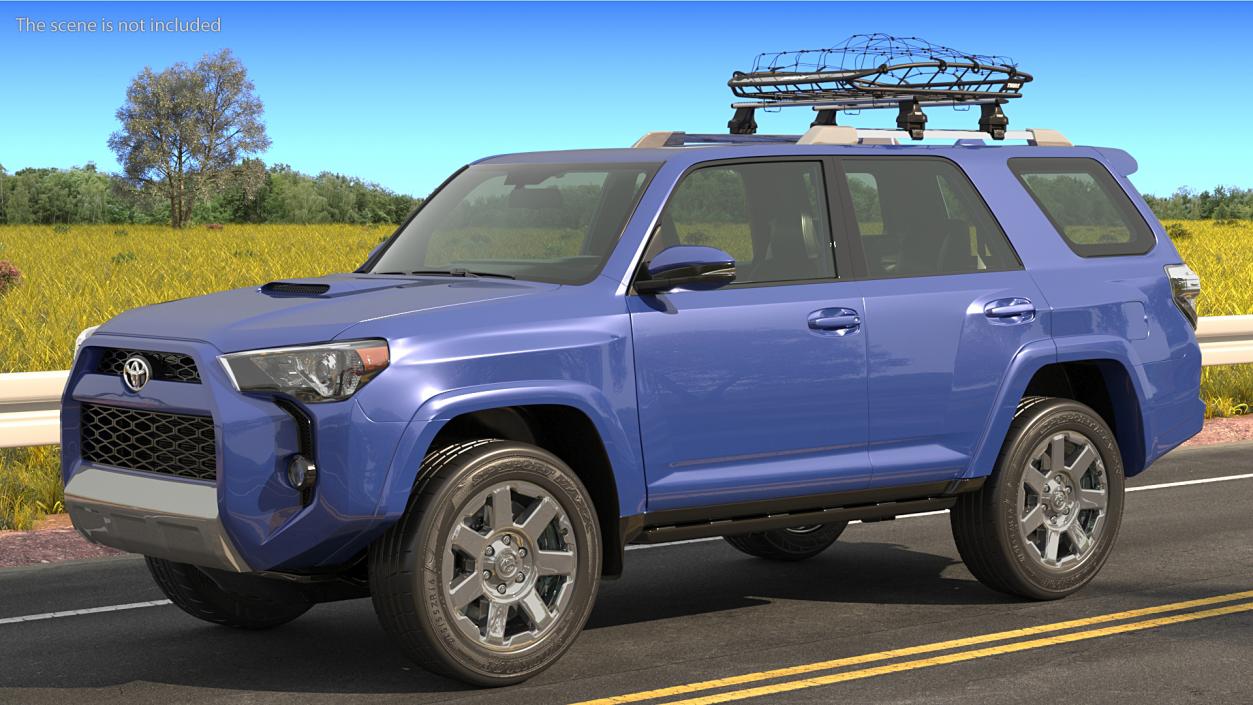 Toyota 4Runner with Thule Canyon XT Roof Basket 3D