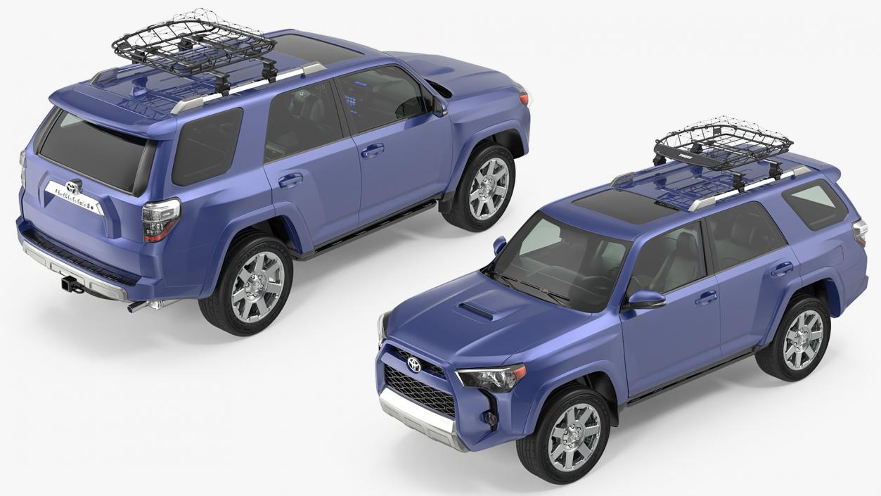 Toyota 4Runner with Thule Canyon XT Roof Basket 3D