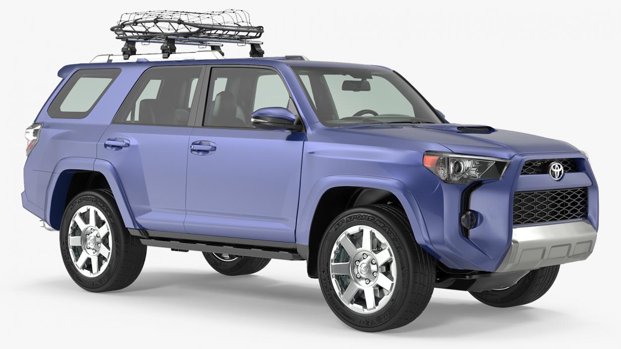 Toyota 4Runner with Thule Canyon XT Roof Basket 3D