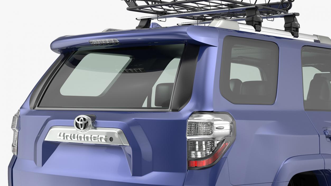 Toyota 4Runner with Thule Canyon XT Roof Basket 3D