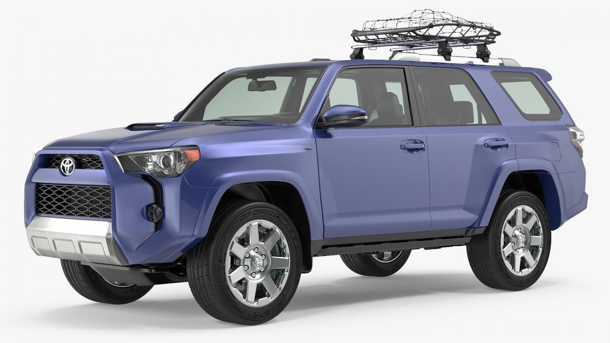 Toyota 4Runner with Thule Canyon XT Roof Basket 3D