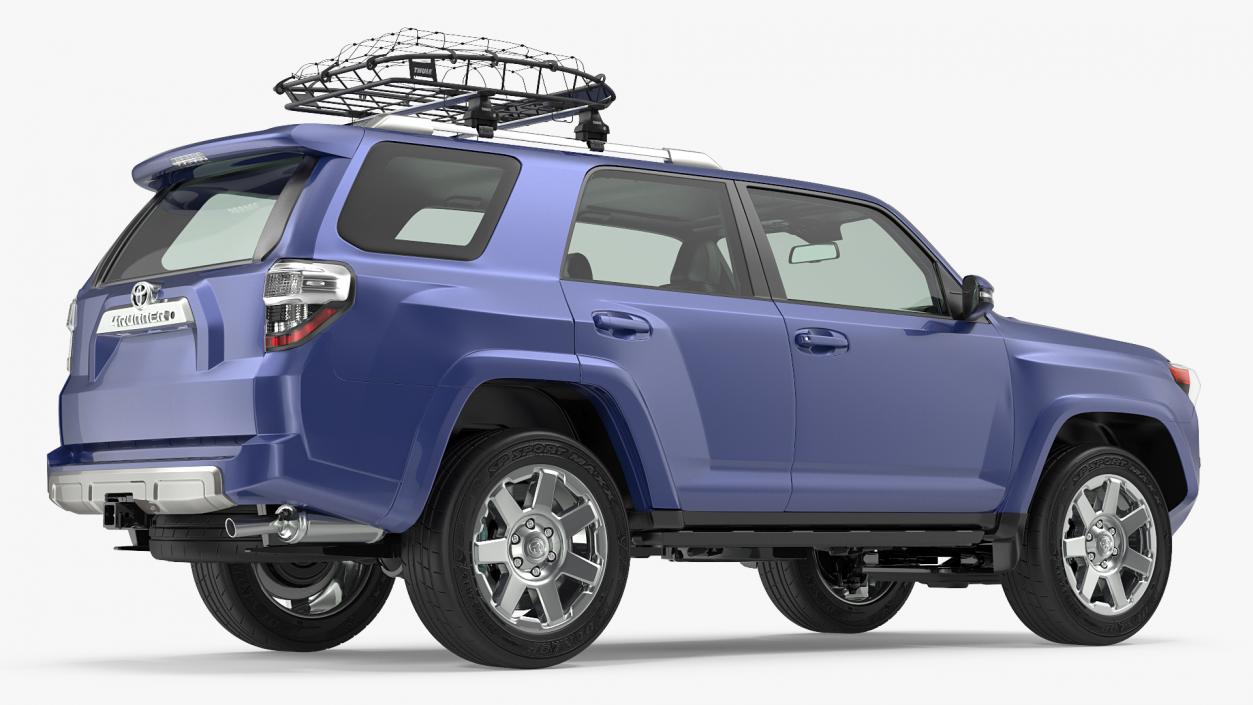 Toyota 4Runner with Thule Canyon XT Roof Basket 3D