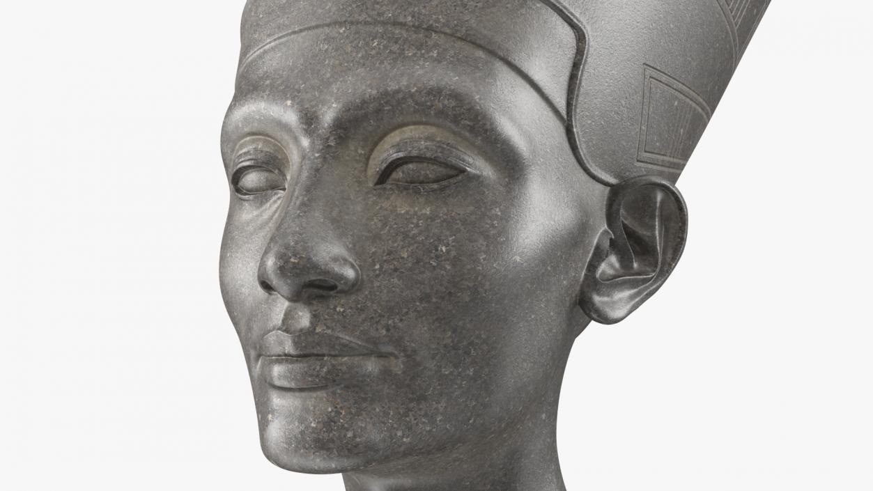 3D model Granite Bust of Nefertiti