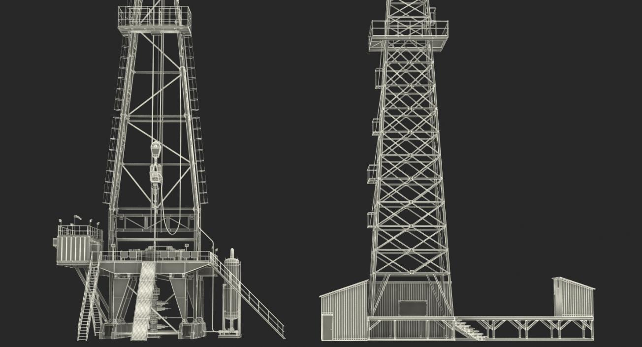 3D model Oil Production Equipment Collection