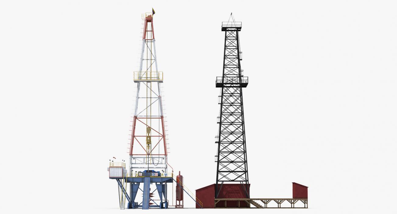 3D model Oil Production Equipment Collection