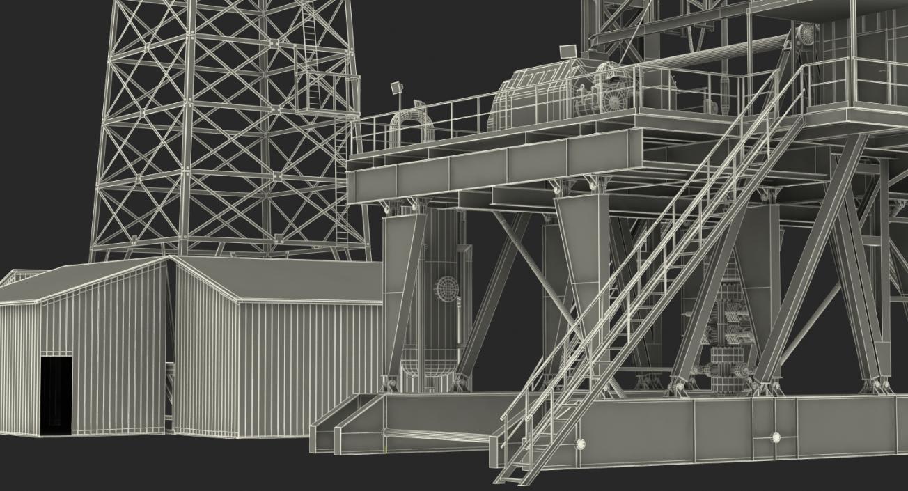 3D model Oil Production Equipment Collection