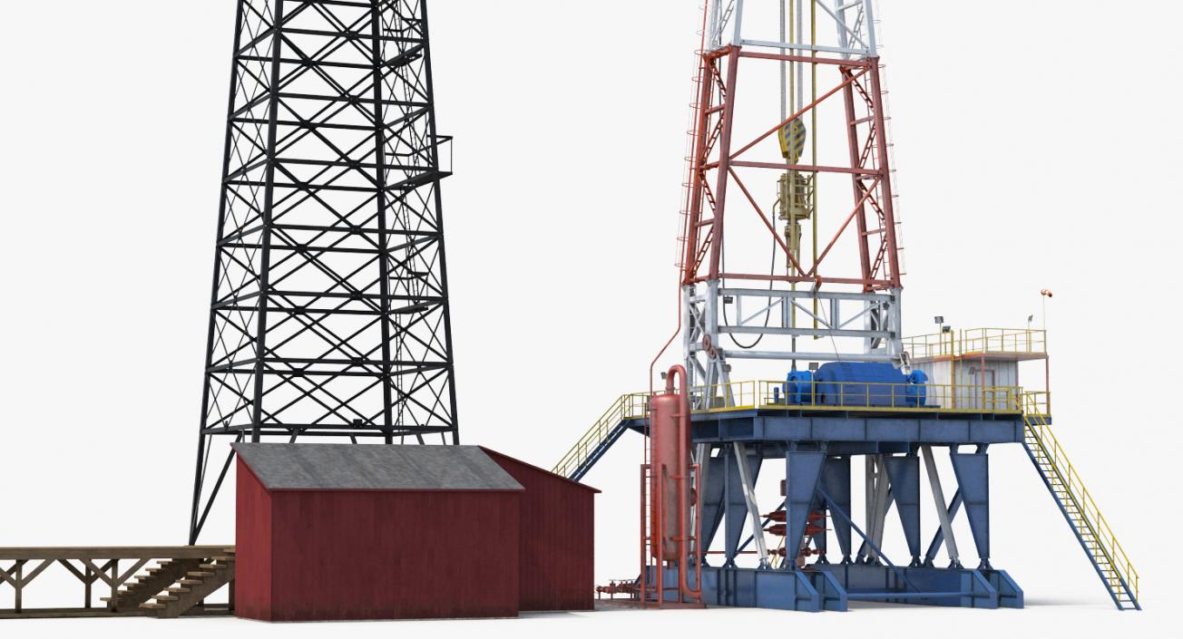 3D model Oil Production Equipment Collection