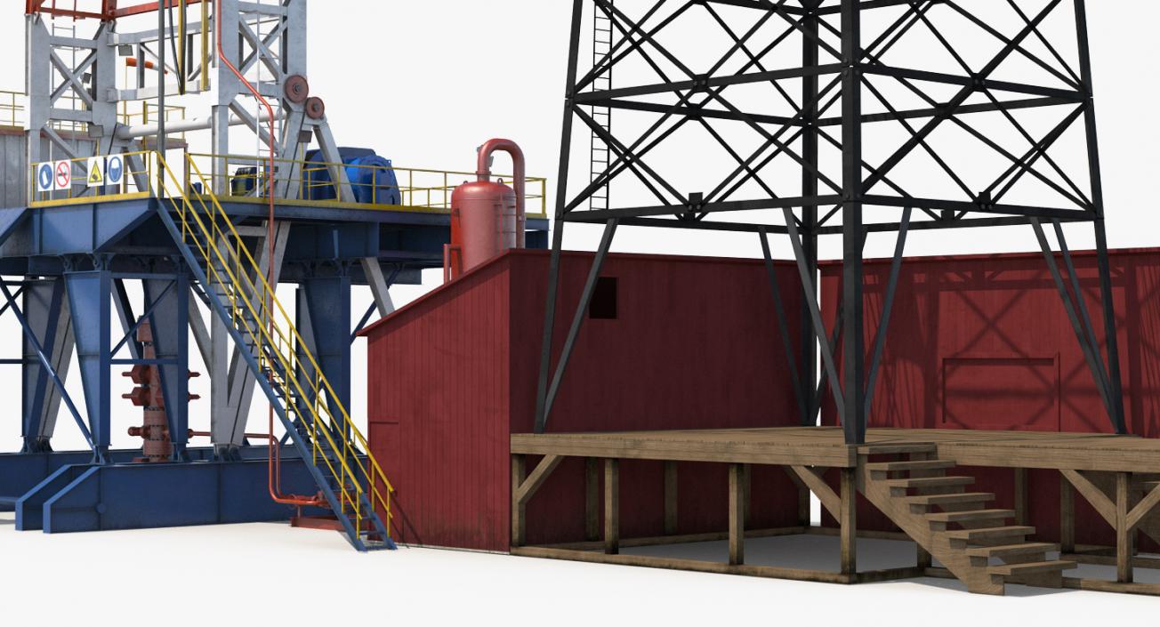 3D model Oil Production Equipment Collection