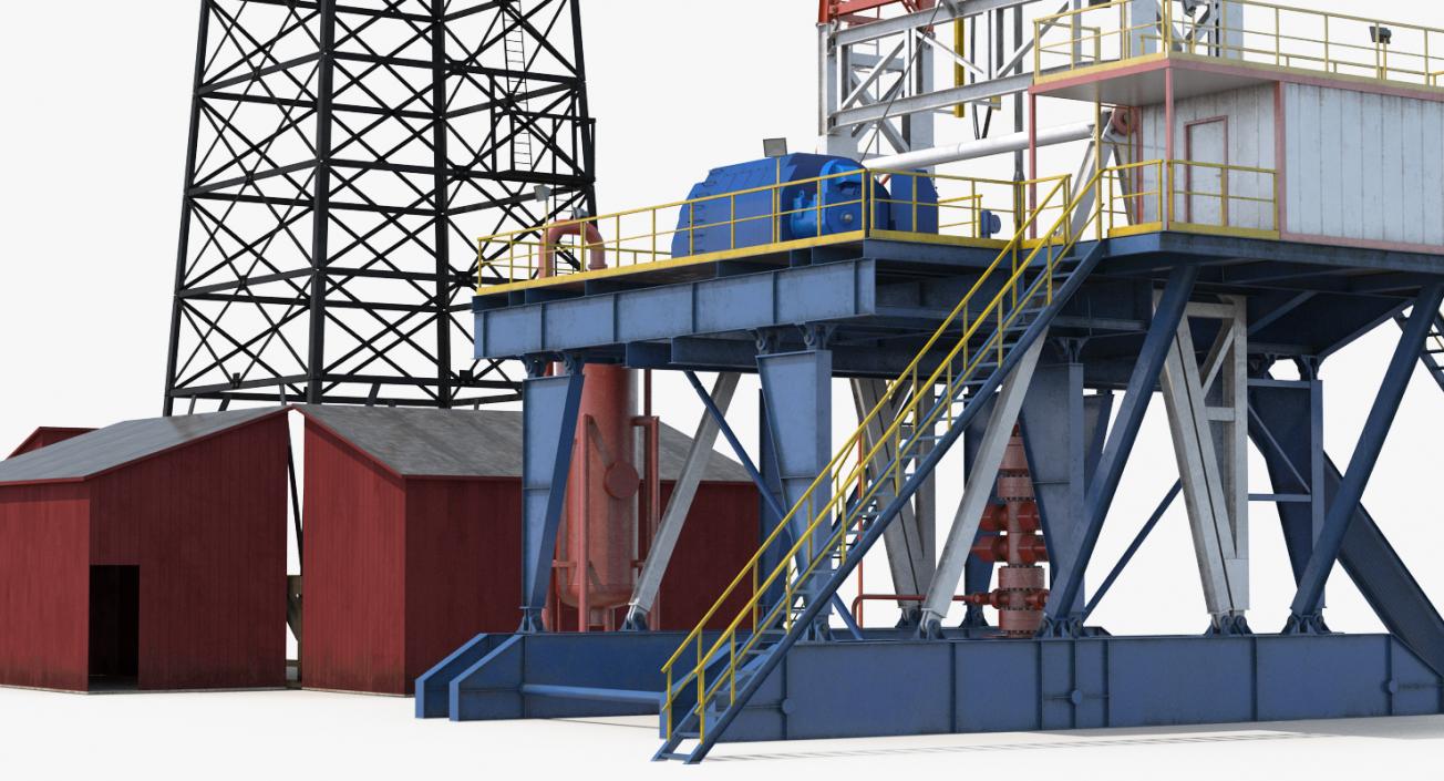 3D model Oil Production Equipment Collection