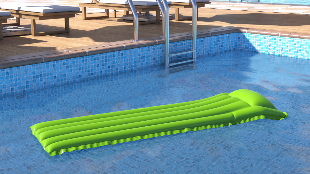 Inflatable Sea Pool Air Mattress 3D