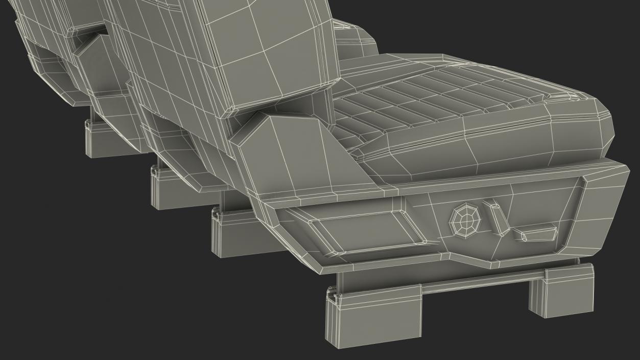 SUV Seats 3D model