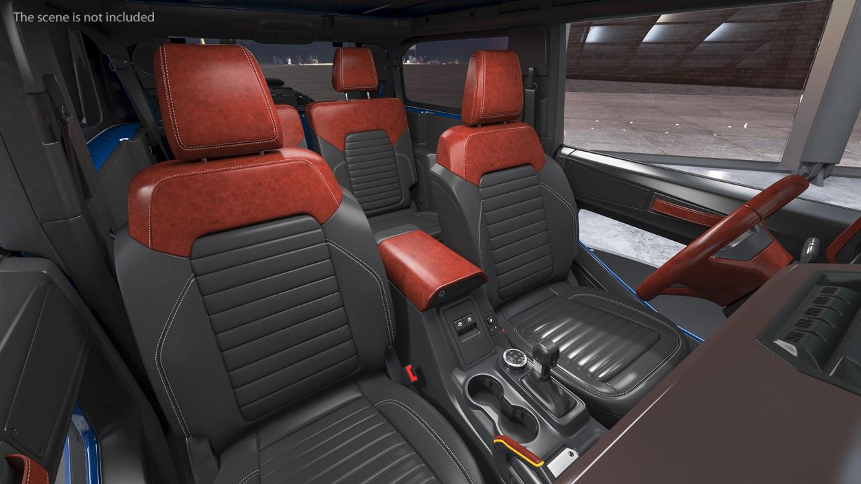 SUV Seats 3D model