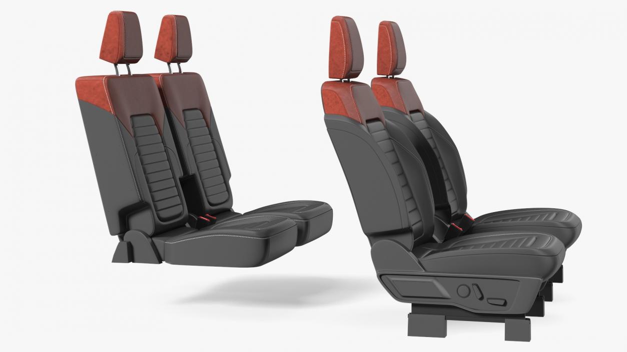 SUV Seats 3D model