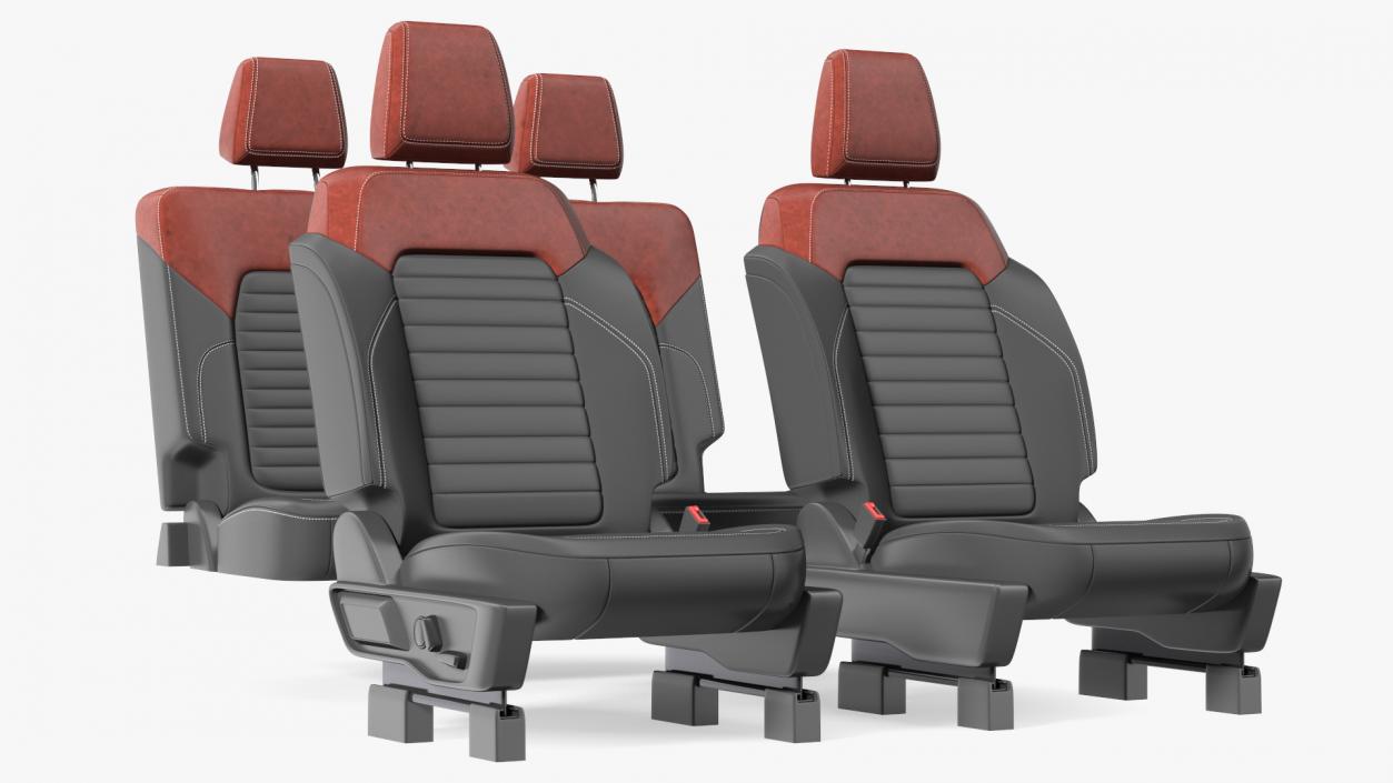 SUV Seats 3D model