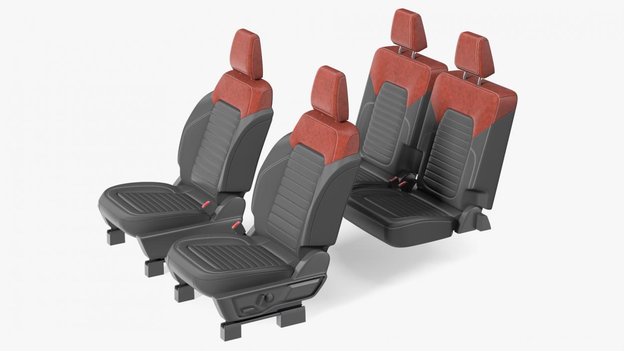 SUV Seats 3D model