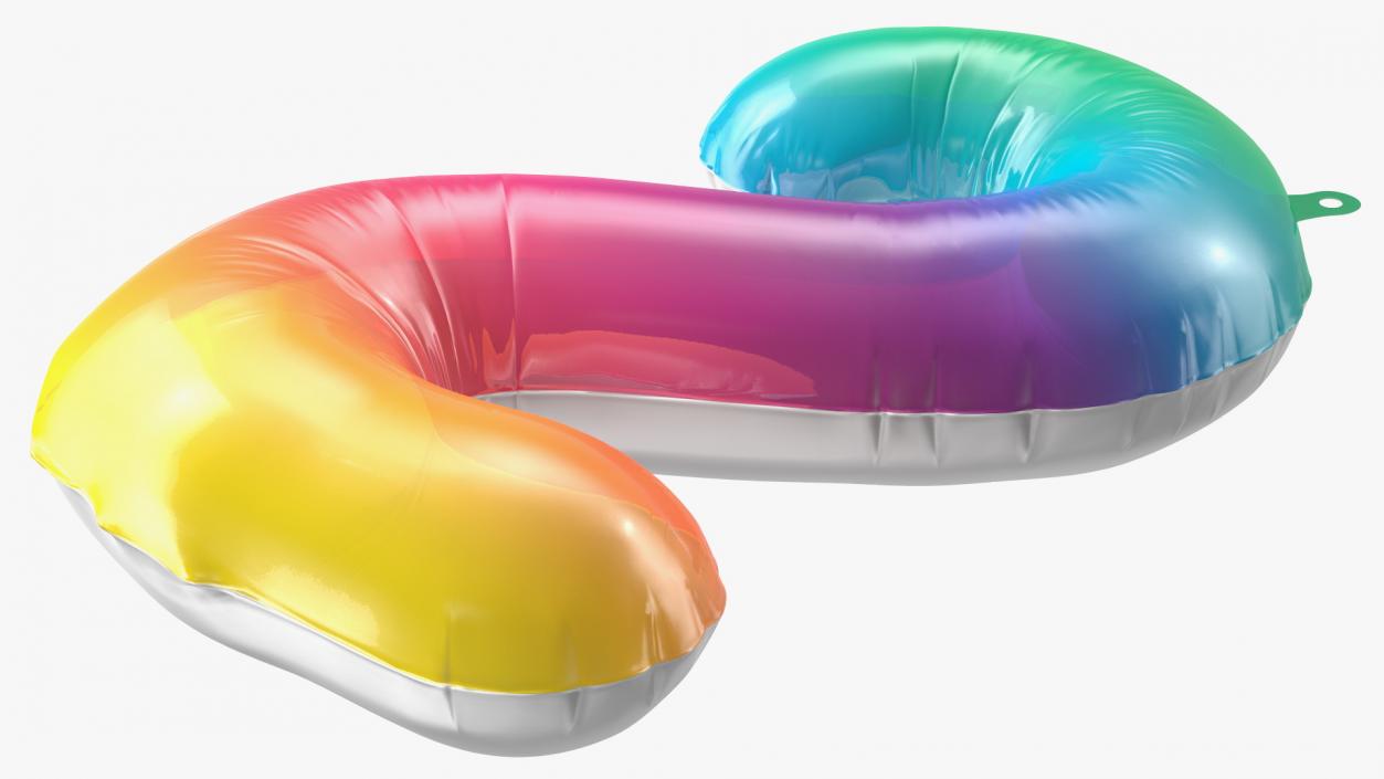 3D model Balloon Numbers 2 Rainbow